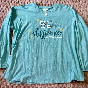 Matilda Jane Teal Long Sleeve Tee